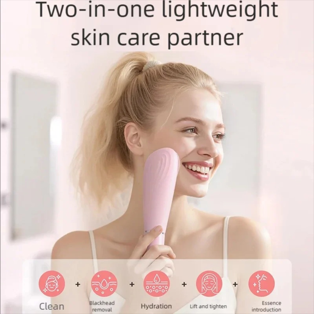 Electric Face Cleanser Brush - فرشاة تنظيف الوجه الكهربائية 7 في