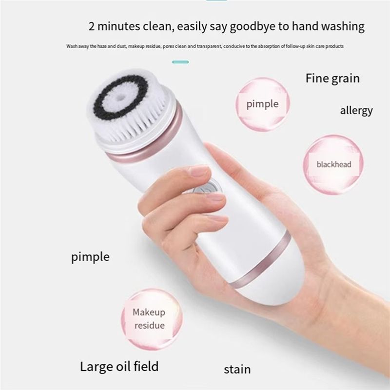 فرشاة تنظيف الوجه الكهربائية م - مراجعة Electric Face Cleanser Brush وسعره
