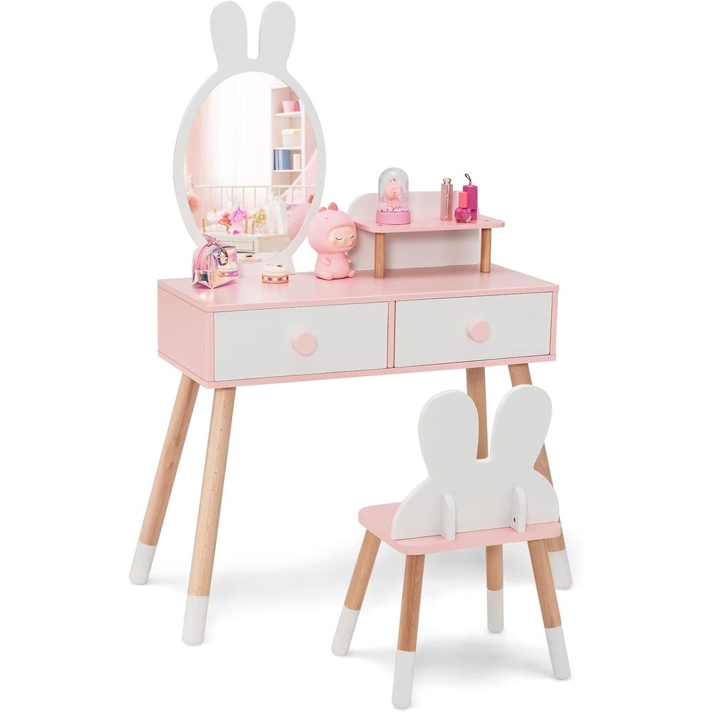 طاولة مكياج للأطفال بتصميم أرن - مراجعة Beauty Makeup Table وسعره