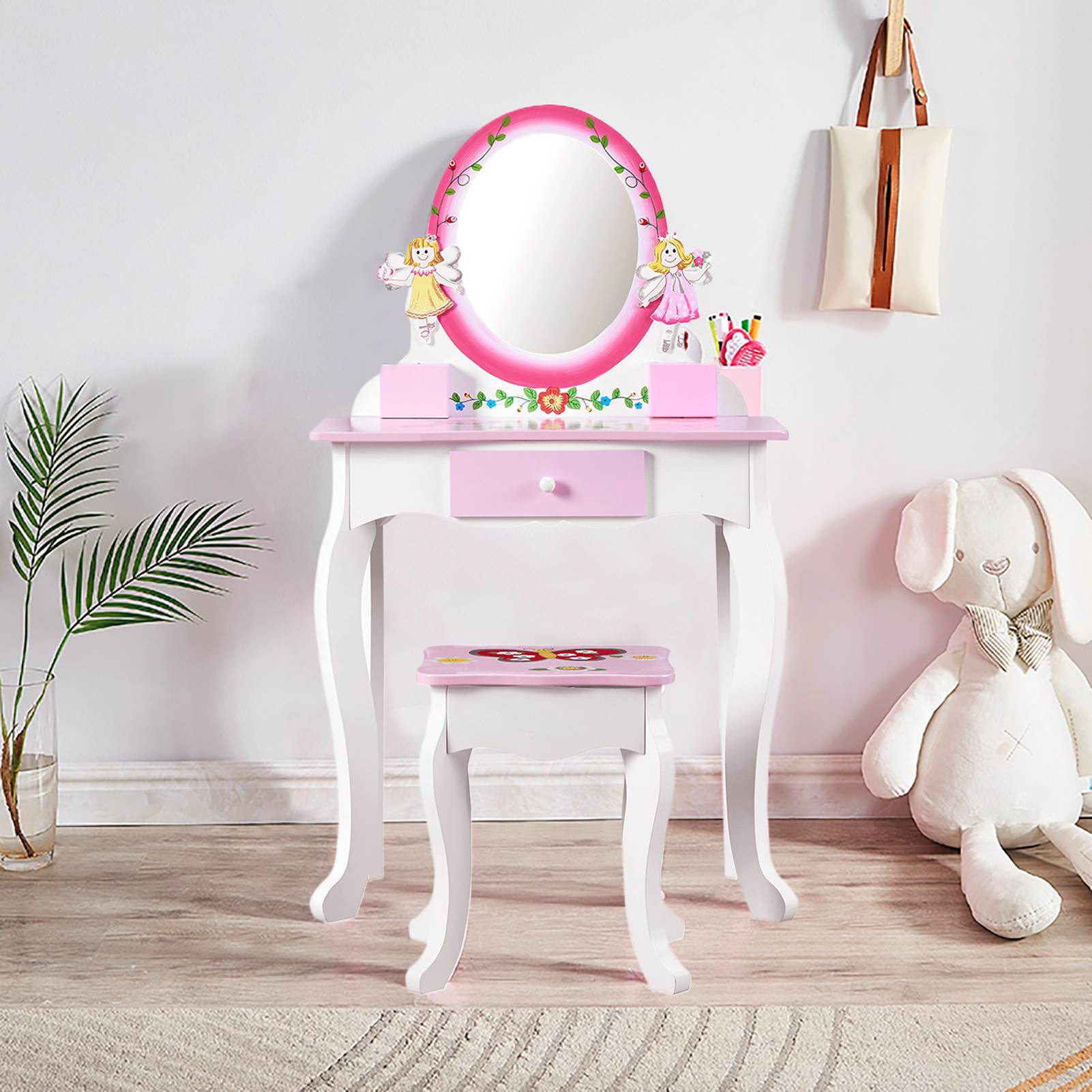 طاولة تجميل للأطفال بتصميم زهر - مراجعة Beauty Makeup Table وسعره