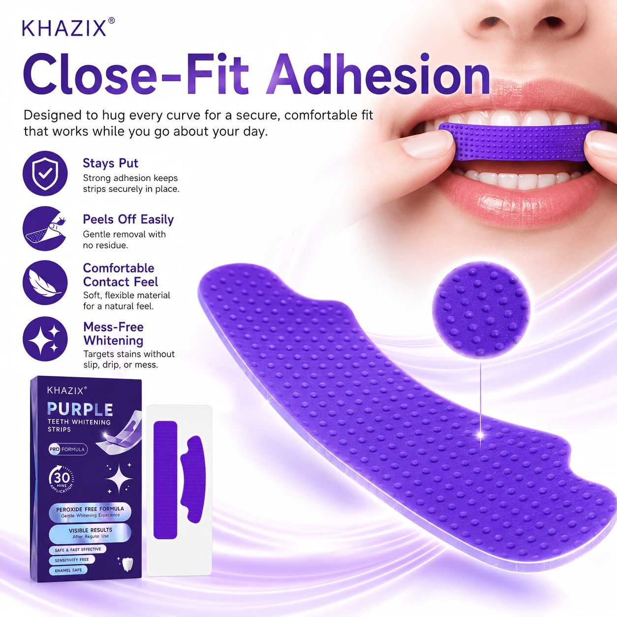 1/10 أزواج من شرائط تبييض الأس - مراجعة Teeth Whitening Strips وسعره