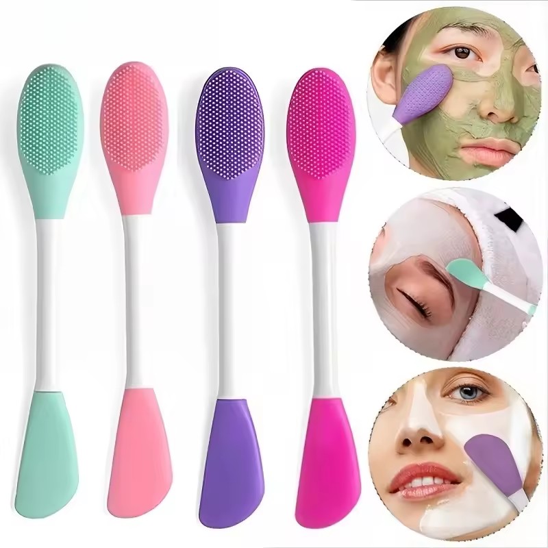 فرشاة سيليكون على شكل دب مزدوج - مراجعة Electric Face Cleanser Brush وسعره
