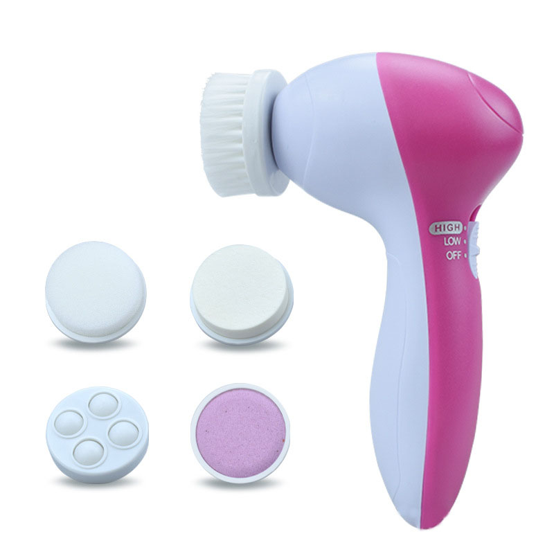 فرشاة تنظيف الوجه 5 في 1، جهاز - مراجعة Electric Face Cleanser Brush وسعره