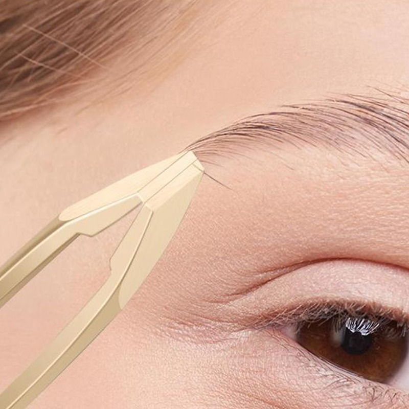 ملقط حواجب من الفولاذ المقاوم  - مراجعة Beauty Hair Makeup وسعره