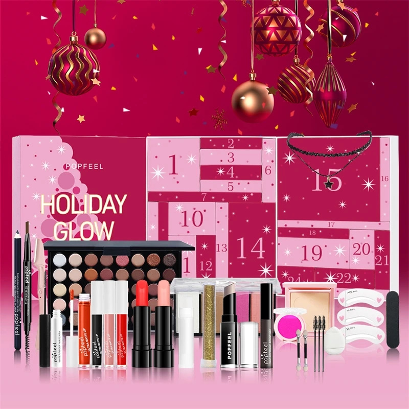 مجموعة مكياج عيد الميلاد للعد  - مراجعة Beauty Makeup Gift Sets وسعره